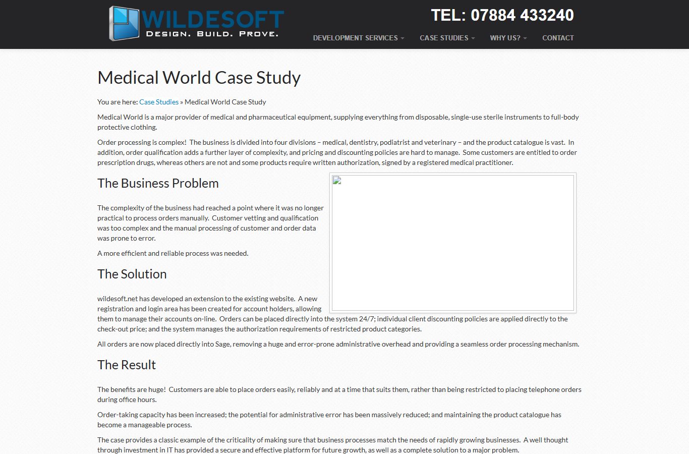 Before: A single case study
