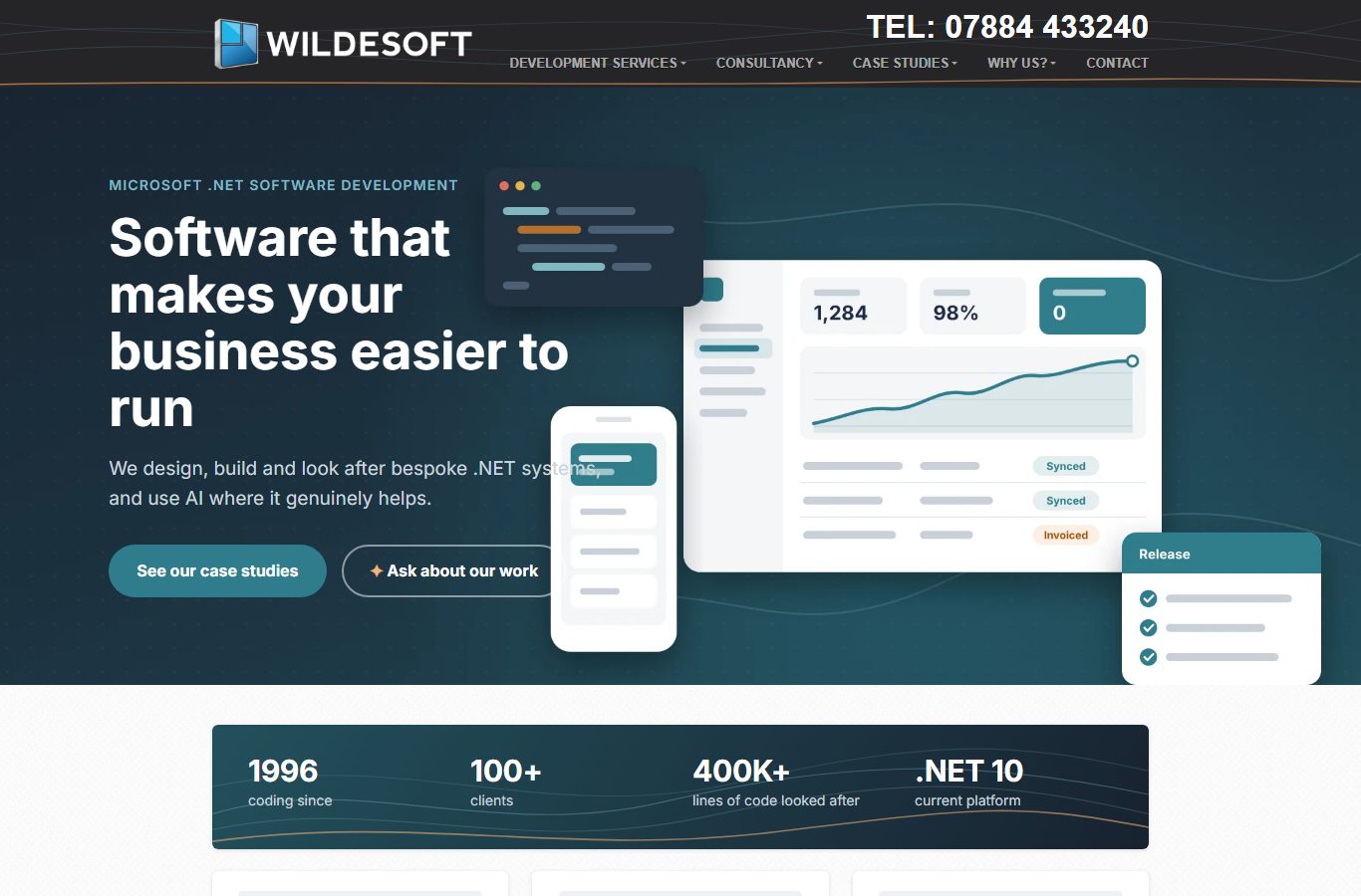 After: The home page